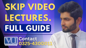 How to skip VU lectures | how to mark lecture as complete in virtual university