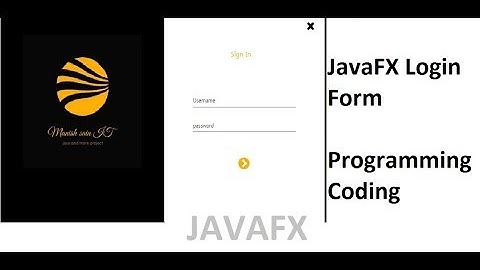 JavaFX Login form with databse | Netbeans and scene builder coding | SQLite