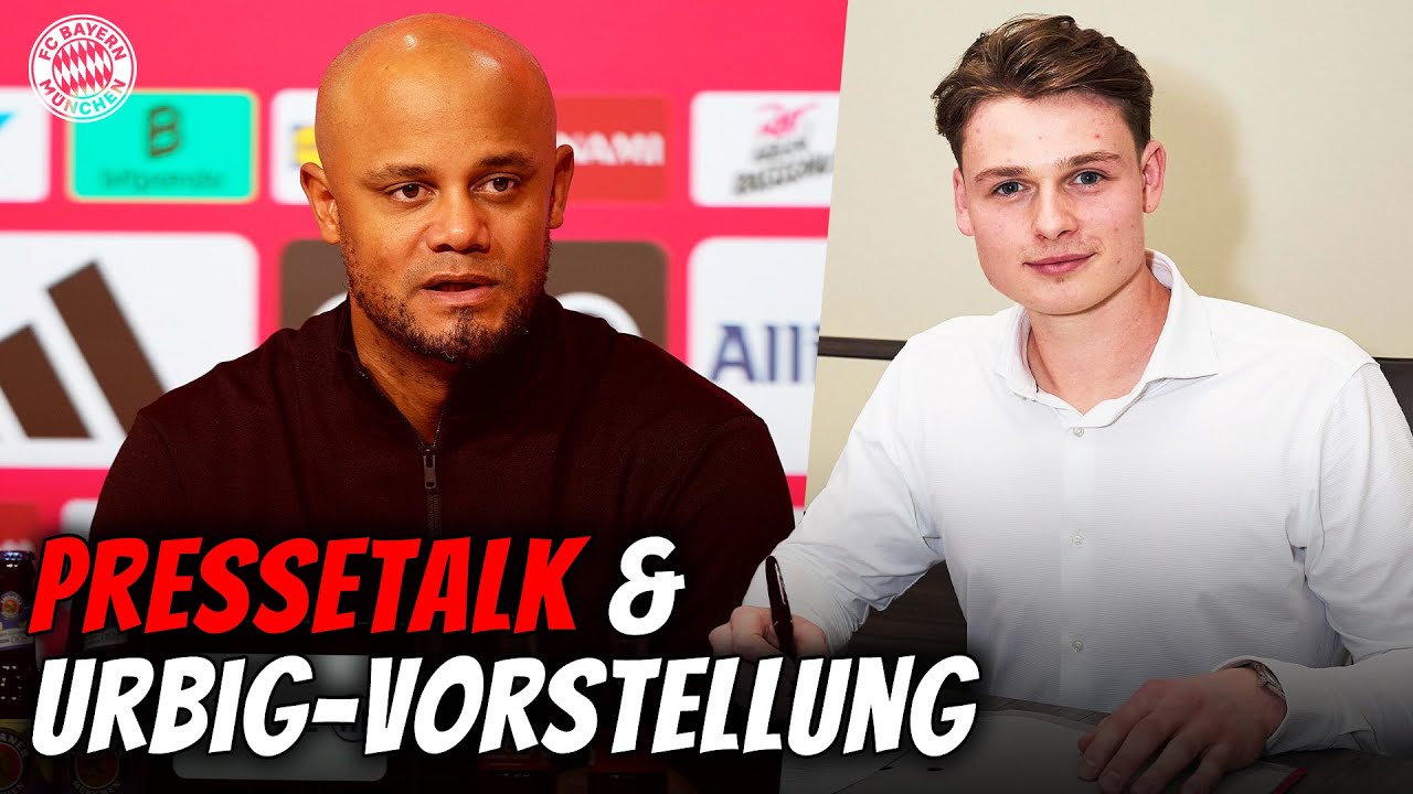 Die Vorstellung von Jonas Urbig & Pressetalk vor FC Bayern Holstein