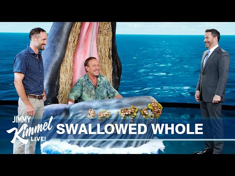 Jimmy Kimmel Interviews Man Swallowed By a Whale