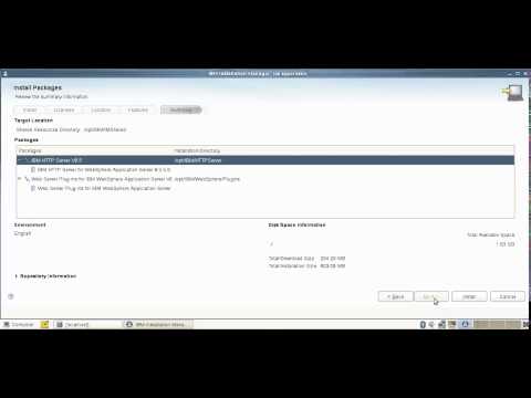 Tutorial Video 03  Installing IBM HTTP Server and Web Server plugins