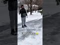 Winter snow ❄️ ☃️#funny #funny  #fail #sonw #winter