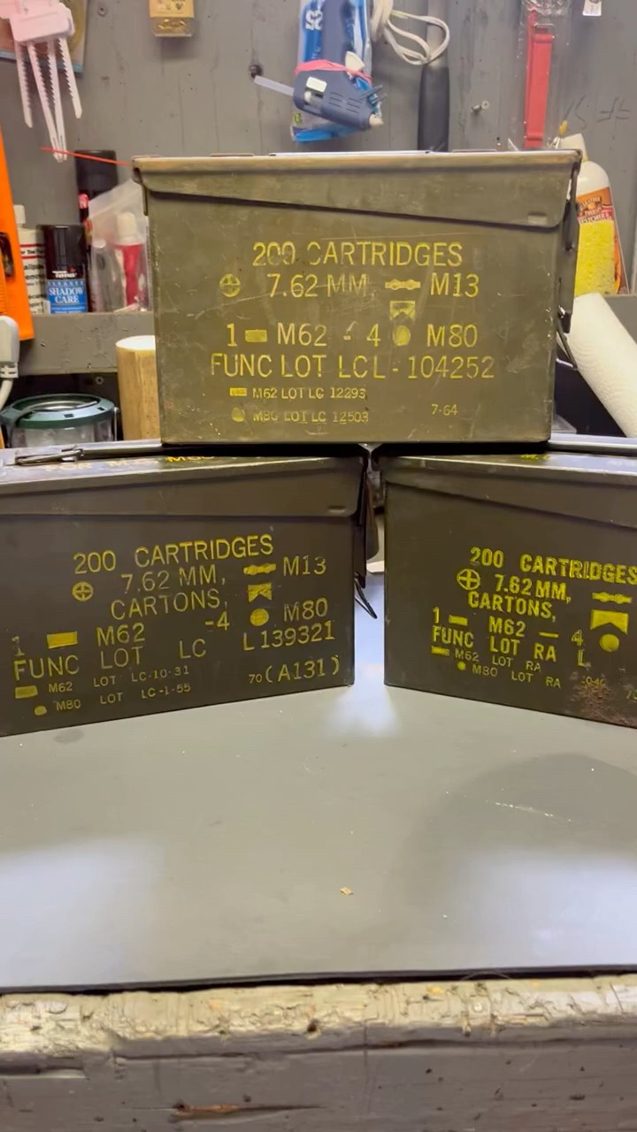 Vietnam War M60 Ammo Cans - YouTube