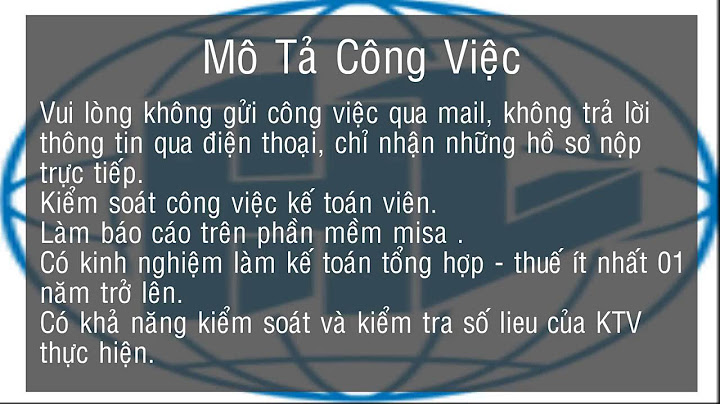 Tìm việc kế toán part time tại hồ chí minh