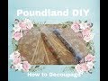 Poundland DIY - How To Decoupage Using A Napkin