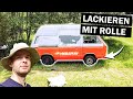 Auto LACKIEREN mit ROLLE und ÜBERRASCHENDEN Ergebnis