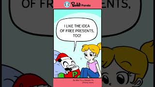 Whats BETTER Than Free Candy? 🤔🎃🎄 #comicshorts #puddipanda #meiyu @meiyu