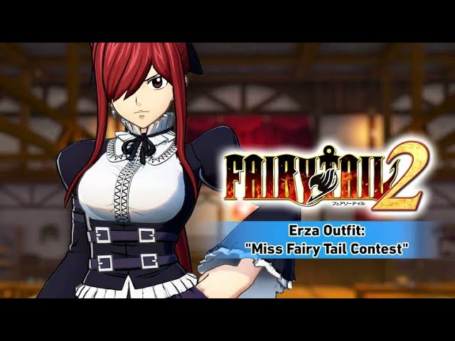 FAIRY TAIL 2 - Erza: 'Miss Fairy Tail Contest' Outfit Showcase
