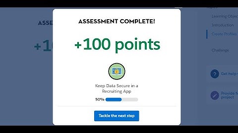 Project - Keep Data Secure in a Recruiting App -  Create Custom Profile#trailhead #salesforce
