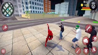 POWER SPIDER : Ultra Superhero Parody Game - spider man hero fighting with thugs screenshot 5
