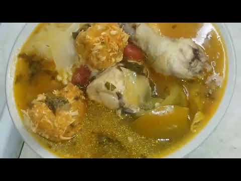 Video: Sopa De Pollo Con Albóndigas: Receta Con Foto