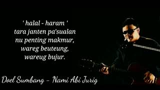 Download lagu Nami abdi jurig - Doel sumbang - lirik vidio