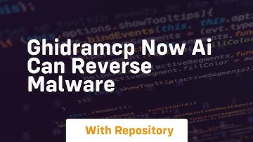 Ghidramcp now ai can reverse malware