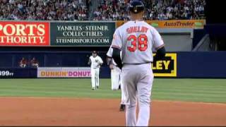 2009/07/20 Jeter's twirling throw