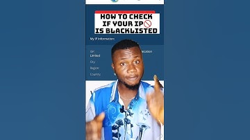 HOW TO check if your IP is blacklisted