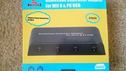 Mayflash Wii U Gamecube Controller Adapter Unboxing & Test