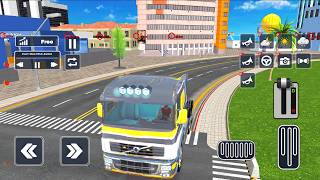 Euro Truck Games Simulator 3D - Cars Transporter Truck Driving Multistory Vehicle - Android Gameplay screenshot 1