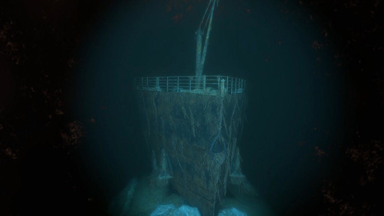 inside titanic wreck