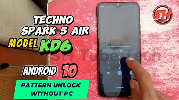 Tecno Spark 5 Air / KD6 / hard reset || Techno  pattern unlock without PC