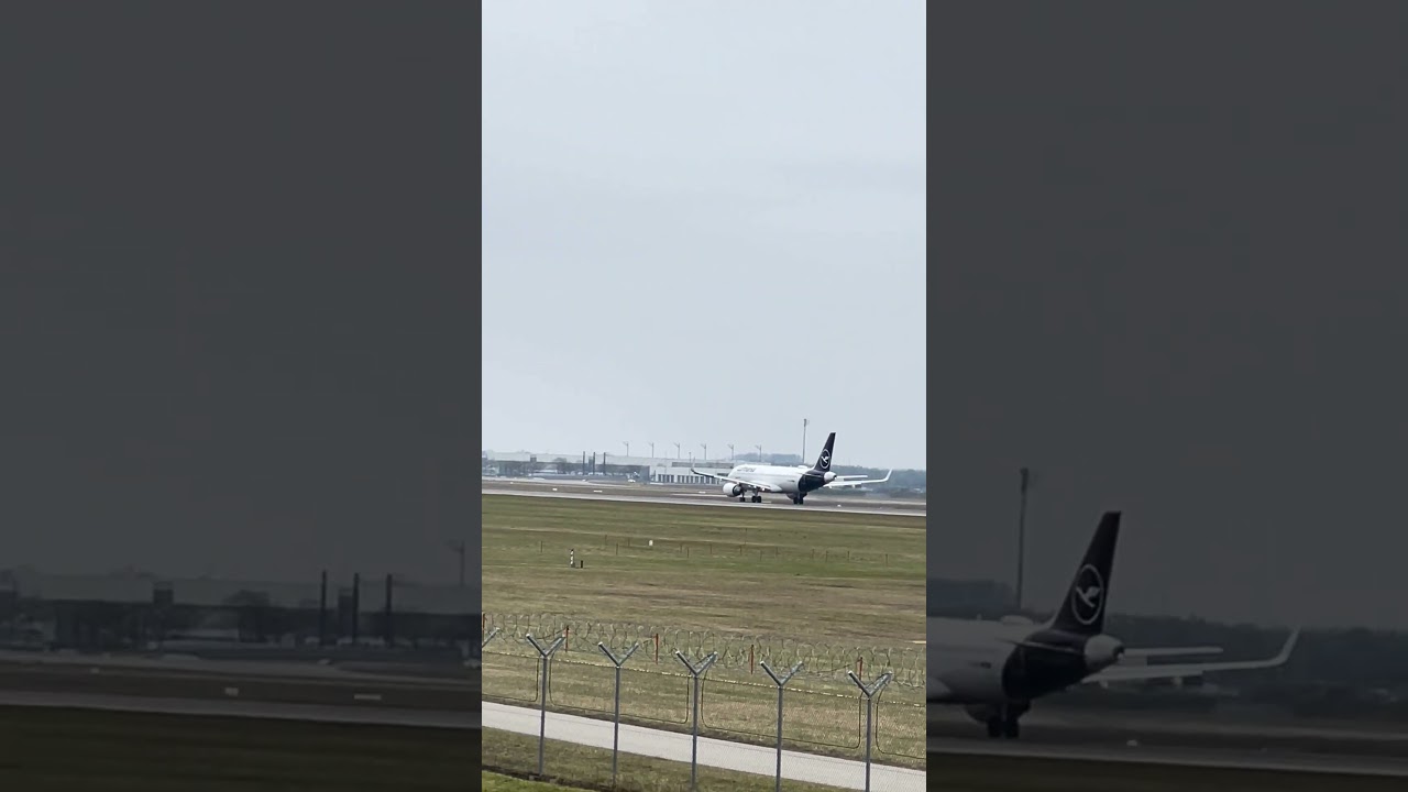 A320 Lufthansa take off 
