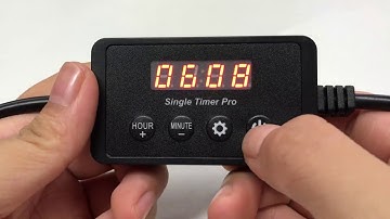 Nicrew Single Channel LED Light Timer Pro Instruction Video - Model: N15010
