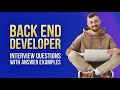 Back End Developer Interview Questions with Answers