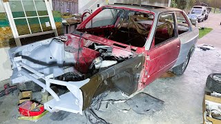 Honda Swapped Bmw E30 M3 Gets Rust Treatment And Priming The Tubed Front End!! Looks Amazing!!