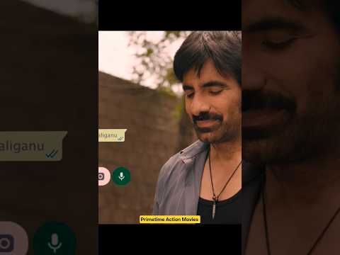 #RaviTeja ki action me bhi comedy