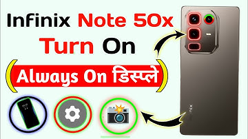 infinix note 50x turn on always on display setting | how to always on display in infinix note 50x