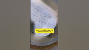 The differences between metal sorting machine and Eddy current sorting machine