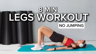 8 Min Slim Legs Pilates Workout Tone & Lengthen Fast