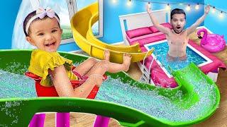 WE MADE WATERPARK FOR MYRA IN OUR HOUSE !!