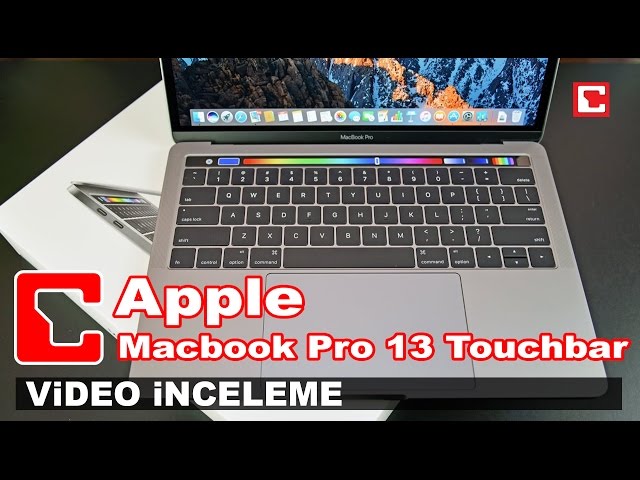 Apple MacBook Pro 13 Touch Bar Video İnceleme - Dizüstü PC - YouTube