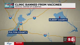 Elberton facility suspended from vaccine program