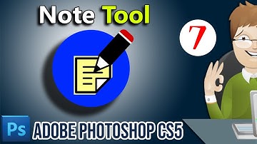 ✔ How to Use Note Tool in Adobe Photoshop CS5 - Create notes within photos | Be A Computer Expert