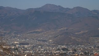 E351系スーパーあずさ離合! 甲府盆地 【4K60P】2018/3/4撮影