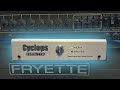 Fryette cyclops  amp and preamp living together in harmony 