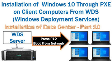 Install Windows 10 through PXE on Computers from WDS Windows Deployment Services