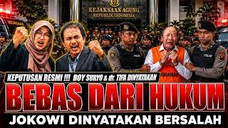 KEPUTUSAN RESMI‼️ ROY SURYO & dr. TIFA DINYATAKAN BEBAS DARI HUKUM‼️ JOKOWI DINYATAKAN BERSALAH 😱
