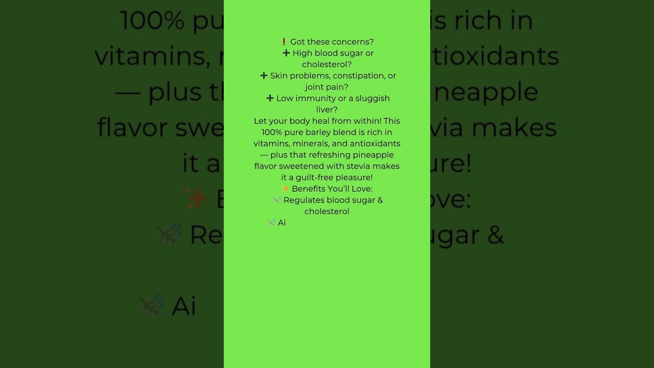 HerbaBarley Benefits 