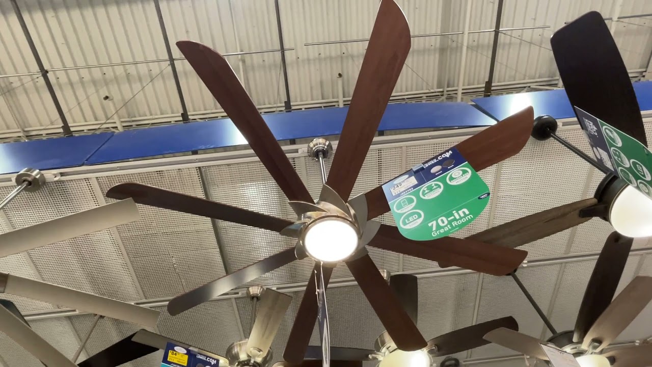 2021 Lowes Ceiling Fan Display Tour