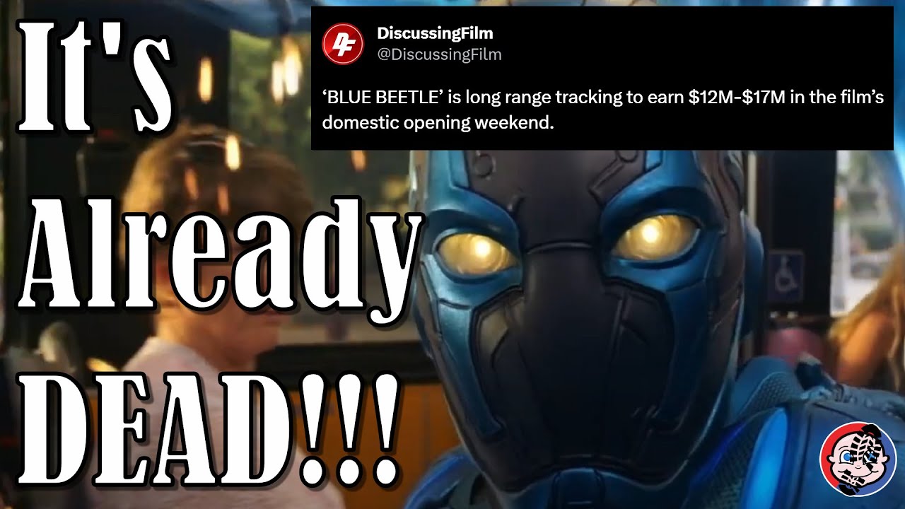 IT’S ALREADY DOA!!! Blue Beetle Movie Set to CRATER at the Box Office!!