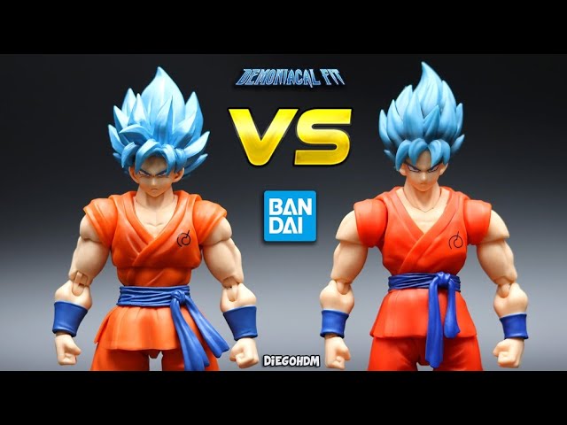 COMPARATIVO】GOKU SSJ Blue DF vs BANDAI / DiegoHDM 