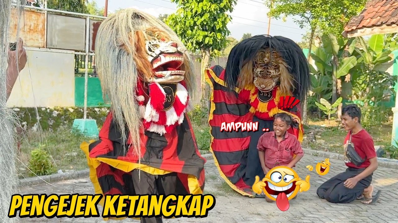 KOCLOK !! DIKEJAR PENGEJEK KETANGKAP BARONGAN NGAMUK - Arak Arakan Barongan Blora & Reog Ponorogo