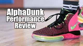 nike alphadunk performance review