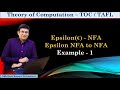 Epsilon NFA: Conversion to NFA - Example 1