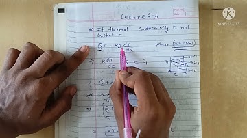 Heat Transfer Lecture 6 | Thermal conductivity not constant | By Prabal singh