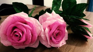 How To Make Beautiful Rose Paper | Paper Flower |