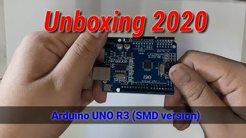 Unboxing Arduino UNO 3 (SMD) 2020 for beginner electronic with label for each components