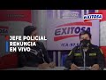 🔴🔵Jefe policial de Ica sorprende a oyentes de Exitosa al renunciar en vivo